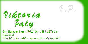 viktoria paly business card